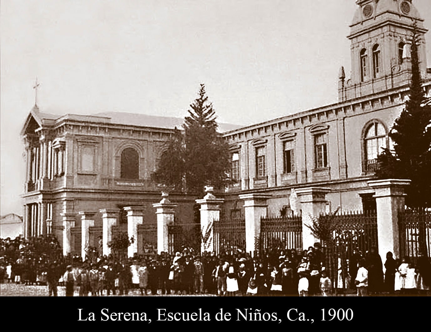 La Serena, Escuela de Ni&ntilde;os, Ca., 1900