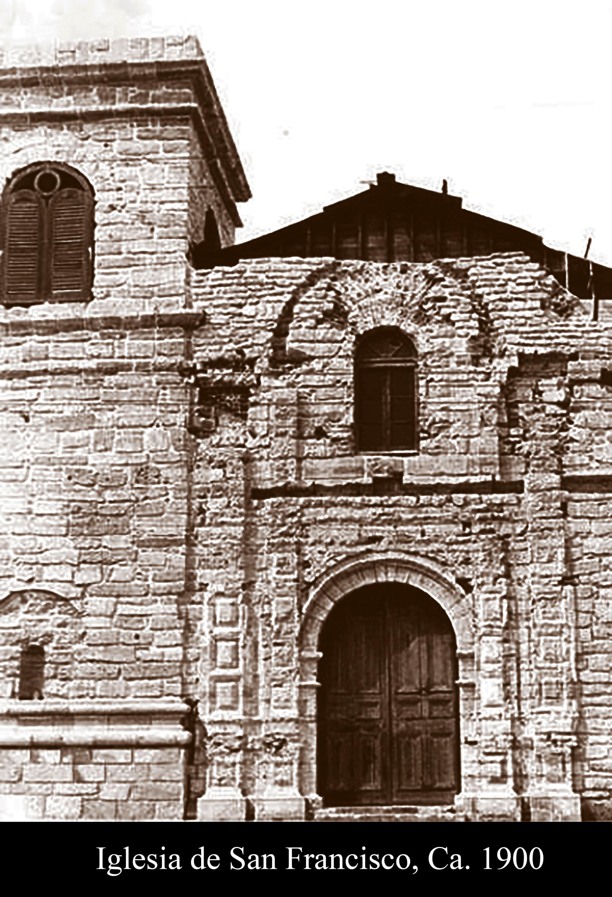 Iglesia de San Francisco, Ca 1900