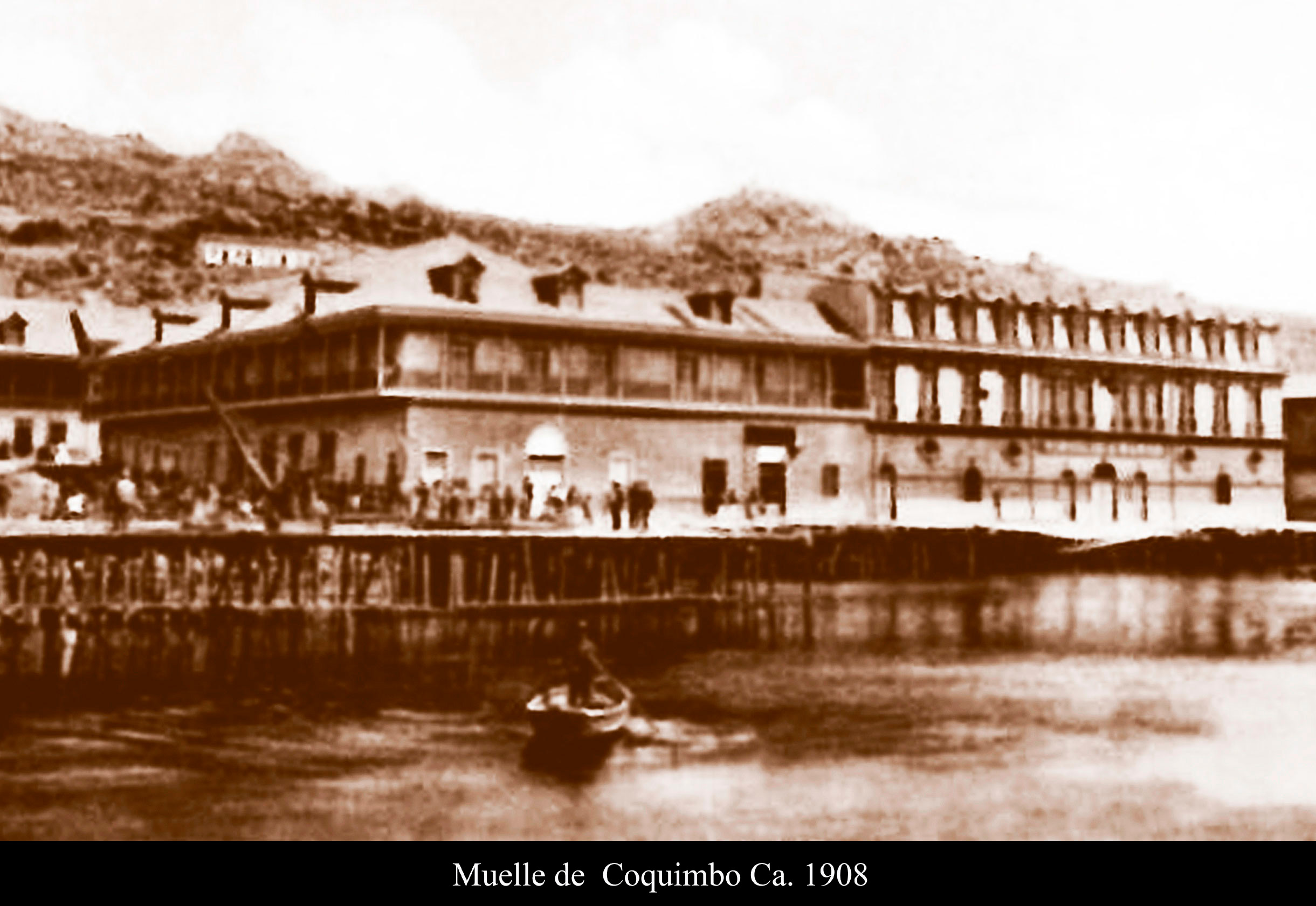 Muelle de Coquimbo CA 1908