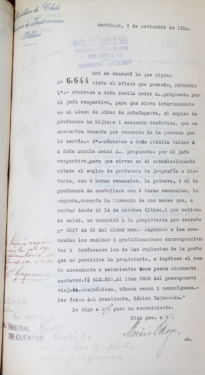 Decreto 1910 - 2
